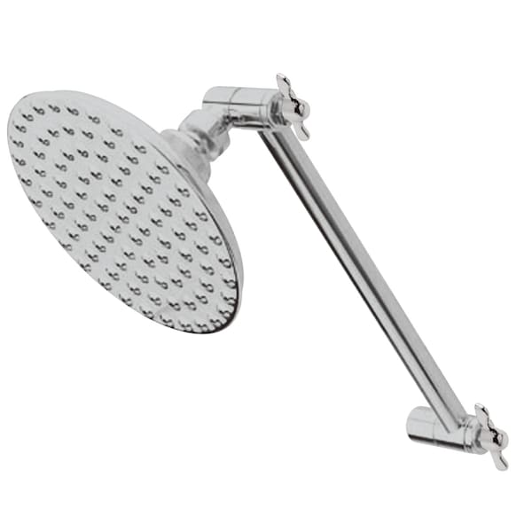 Shower Head, Polished Chrome, Wall Mount
